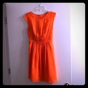 J Crew Bright Orange Dress